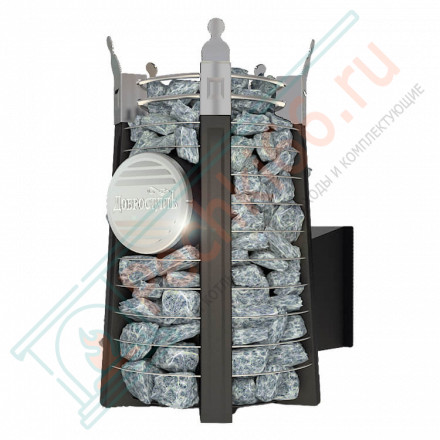 Банная печь Фредерика СТОУН с панорамным стеклом (Добросталь)