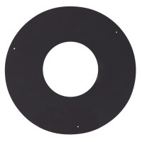 Накладка декоративная круглая, черная d-200 (КПД) Накладка декоративная круглая, черная d-200 (КПД)