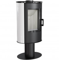 Печь-камин KOZA AB/S/N/DR/KAFEL, белый (Kratki)