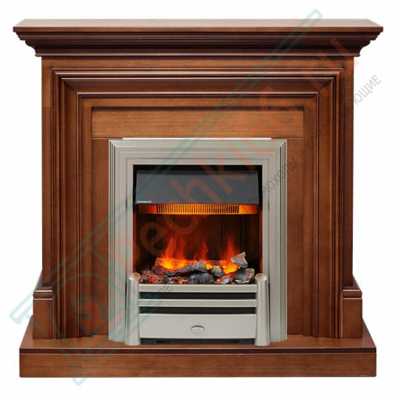 Электрический Каминокомплект Bradford - Орех с очагом Chesford