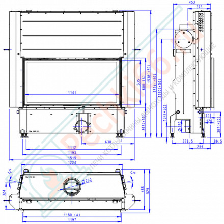 Каминная топка IMPRESSION 2G L 118.60.01 (Romotop)