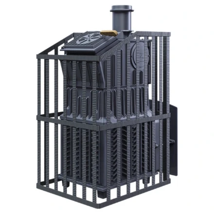 Чугунная печь для бани Гром 50 (П2) Ураган (ТехноЛит)