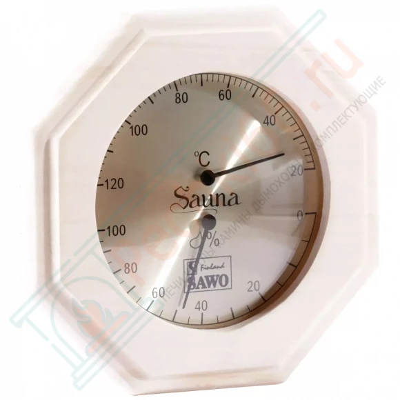 Термогигрометр восьмигранник 241-THA, осина (Sawo) в Перми
