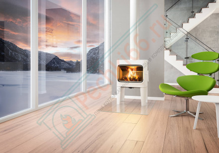 Чугунная печь-камин F 305 R LL WHE (Jotul)