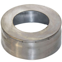 Заглушка с отверстием (НЕРЖ-439/0,5) d-160/220 (УМК)