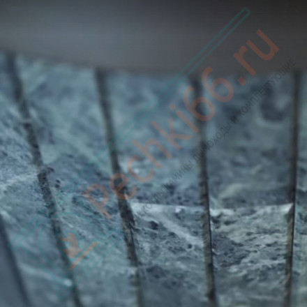 Печь для бани Атмосфера L+, усиленная каменка, ламели "Талькохлорит" (ProMetall)