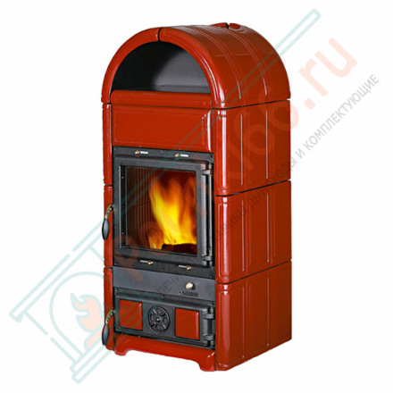 Печь-камин Luna, цвет бордовый (La Nordica)