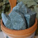 Камень для бани Жадеит колотый средний, м/р Хакасия (ведро), 20 кг в Перми