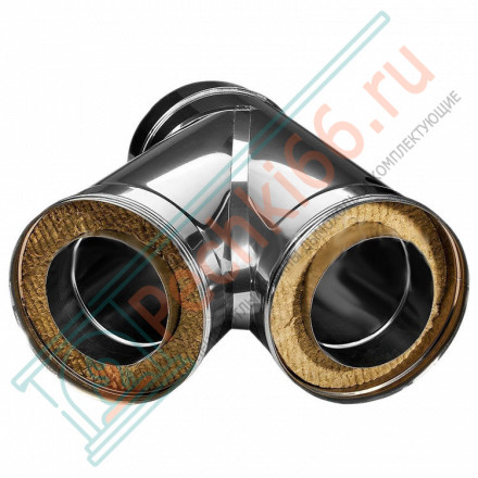 Тройник 45° с изол (НЕРЖ-321/0,5-НЕРЖ-439/0,5) d-200/280 (Дымок-Lux)