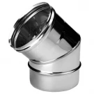 Отвод одностенный 45° (AISI-310S/0,8мм) d-104 (Вулкан)