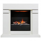 Каминокомплект Lindos - Алебастр с очагом Albany