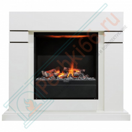 Каминокомплект Lindos - Алебастр с очагом Albany