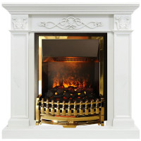 Электрический каминокомплект Verona - Белый дуб с очагом Atherton (Dimplex)