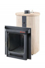 Дровяная банная печь Малютка ПФ "Окаменевшее дерево наборный" (Ферингер) Дровяная банная печь Малютка ПФ "Окаменевшее дерево наборный" (Ферингер)