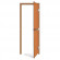 Дверь стеклянная для сауны и бани, бронза, коробка кедр 1900х700 (Sawo) 730-3SGD в Перми