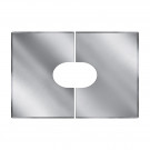 Фланец разрезной 33/45º без изол 720х964 на трубу V50R (AISI-304/0,5) d-120/220 (Вулкан)