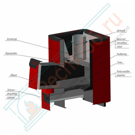 Печь для бани Колибри 9У антрацит (Термофор) до 9 м3