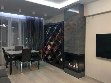 Биокамин 1090 SR правый угол (LuxFire)