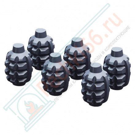 Комплект чугунного заряда (граната) 6 шт, 5,4 кг (ТехноЛит)