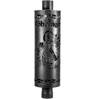 Дымоход с регистром Шайка-Лейка, D115мм, L1м, Антик (Feringer)