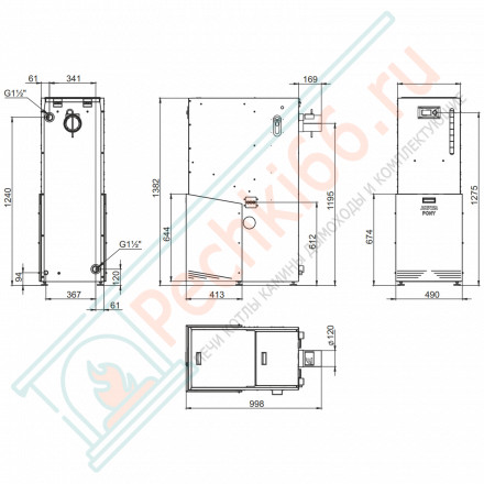 Котел пеллетный Pony-15 (Zota)