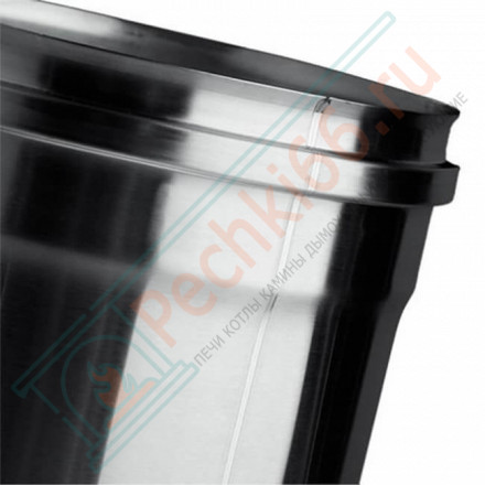 Сэндвич тройник 45° (НЕРЖ-430/0,5-НЕРЖ-430/0,5) d-130/200 (Ferrum GS)