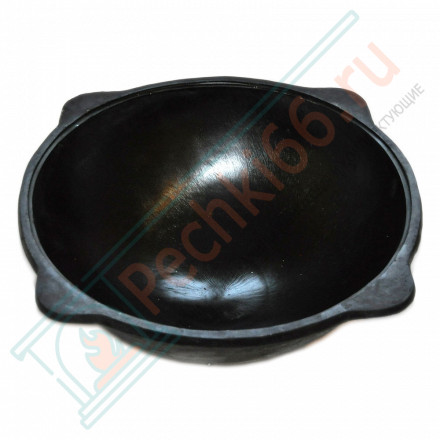 Узбекский чугунный казан плоское дно 6 л. (Наманган DAVR METALL)