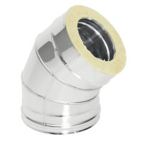 Отвод Термо 45° ОТ-Р (316-0.5/304) d-120/180 (ТиС Промо)