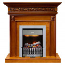 Каминокомплект Valletta - Орех с очагом Danville Chrome FB2