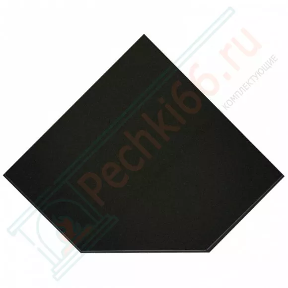 Притопочный лист VPL021-R9005, 1100Х1100мм, чёрный (Вулкан) в Перми