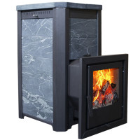 Печь банная Сказка талькохлорит, удлиненная топка (Варвара)