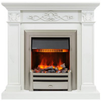 Электрический каминокомплект Verona - Белый дуб с очагом Chesford (Dimplex)