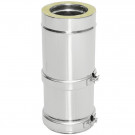 Труба телескоп Термо L300 – 450 ТТТ-Р с хомутом (316-0.8/304)  d-120/220 (ТиС Промо)