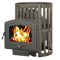 Чугунная печь для бани Легенда Ковка 16 224 (Везувий) до 18 м3