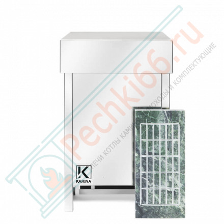 Электрокаменка Karina ECO горизонтальный в камне змеевик (KARINA) до 4 м3