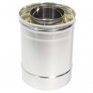 Сэндвич труба Термо ТТ-Р 250 с хомутом  (316-0.8/304-0.5) d-200/300 (ТиС Промо)