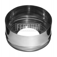 Заглушка с отверстием внутреняя (НЕРЖ-430/0,5) d-115/200 (Феррум) Заглушка с отверстием внутреняя (НЕРЖ-430/0,5) d-115/200 (Феррум)