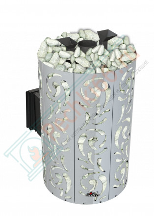 Дровяная банная печь Grill'D Violet World Steel Long Window Max