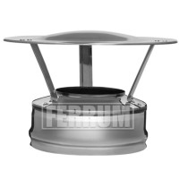 Оголовок для сэндвич дымохода (НЕРЖ-430/0,5-ОЦИНК/0,5) d-130/200 (Ferrum GS-Z) Оголовок для сэндвич дымохода (НЕРЖ-430/0,5-ОЦИНК/0,5) d-130/200 (Ferrum GS-Z)