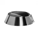 Юбка на трубу с изол (НЕРЖ-439/0,5) d-200/280 (Дымок)