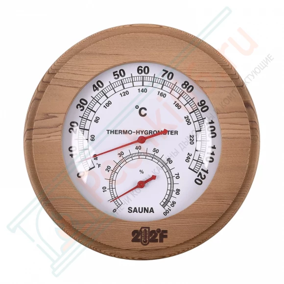 Термогигрометр 10-R круг, канадский кедр (212F) в Перми