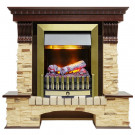 Каминокомплект электрический Pierre Luxe угловой - Темный дуб / Сланец (Высота 1050мм) с очагом Danville Antique Brass FB2 (Dimplex) Каминокомплект электрический Pierre Luxe угловой - Темный дуб / Сланец (Высота 1050мм) с очагом Danville Antique Brass FB2 (Dimplex)