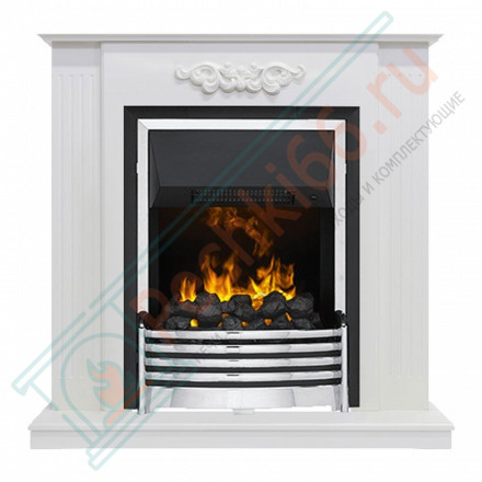 Каминокомплект Lumsden - Белый дуб с электроочагом Flagstaff
