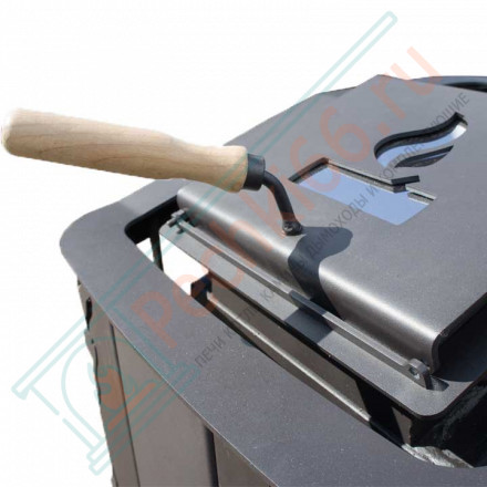 Банная печь Терма Каменка удлиненная топка, панорама (Варвара)