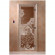 Дверь стеклянная для бани, прозрачная бронза, "Банька в лесу" 1900х700 (DoorWood) в Перми