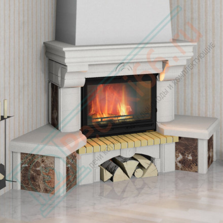 Облицовка Элегия (имперадор) 800, серо-белый, песочно-желтый, коричневый (Мета)