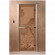 Стеклянная дверь для бани бронза матовая, "Банька в лесу", 1900х700 (DoorWood) в Перми