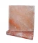 Плитка из гималайской розовой соли 200x200x25 мм шлифованная (с пазом) в Перми