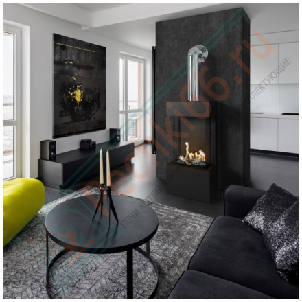 Газовая печь-камин LEO/HOME/BOX/LP/45/68/G20/C (магистральный газ) (Kratki)