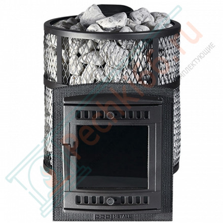 Печь банная Атмосфера-М (Мини) сетка нержавейка (ProMetall)